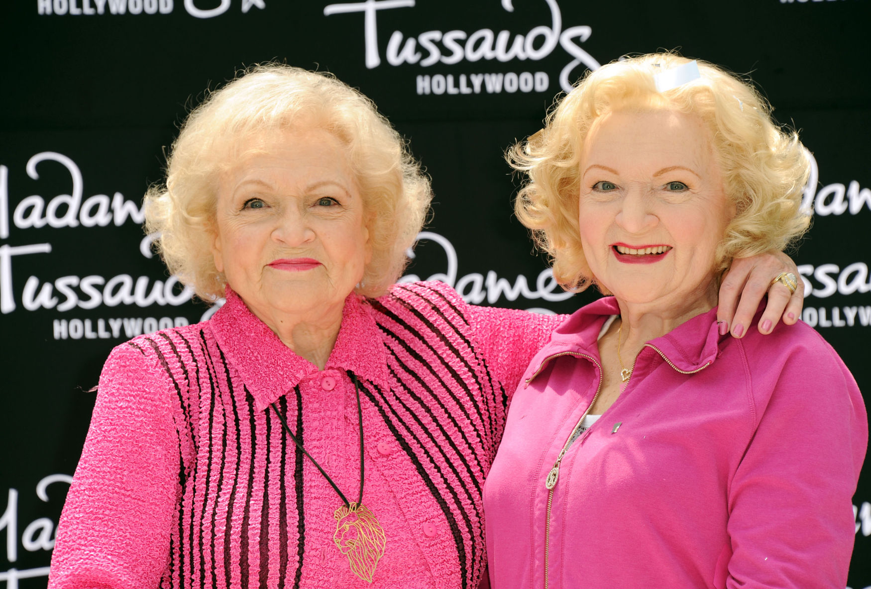 Betty White wax figure